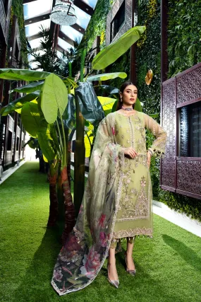 3 Pc Embroidered Organza Suit CMA21-37