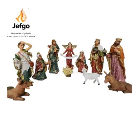 8 inch Christmas Nativity Set