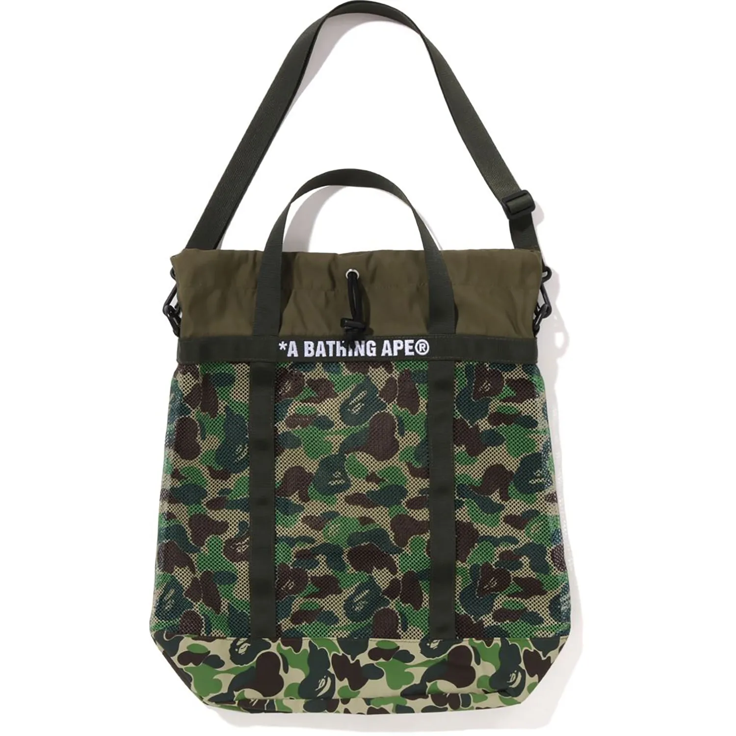 ABC CAMO MESH TOTE BAG