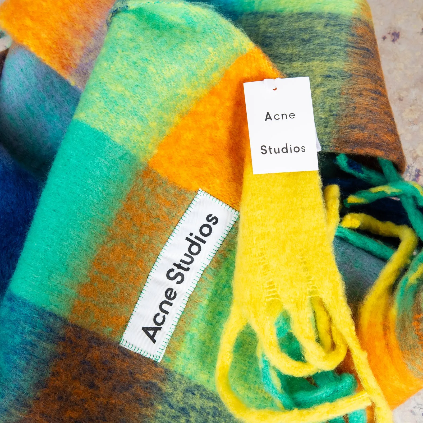 Acne Studios Multicolour Wool Scarf