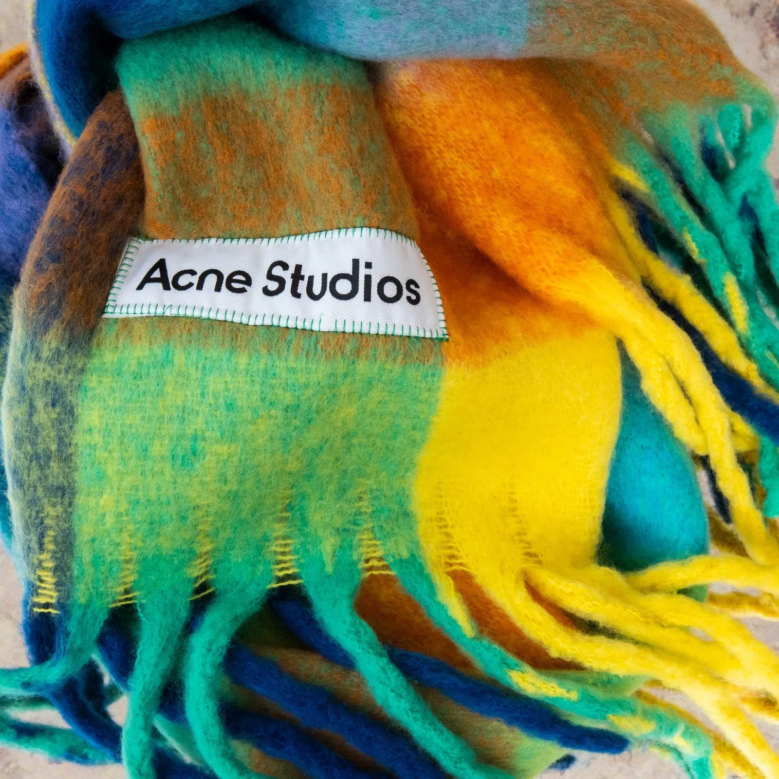 Acne Studios Multicolour Wool Scarf