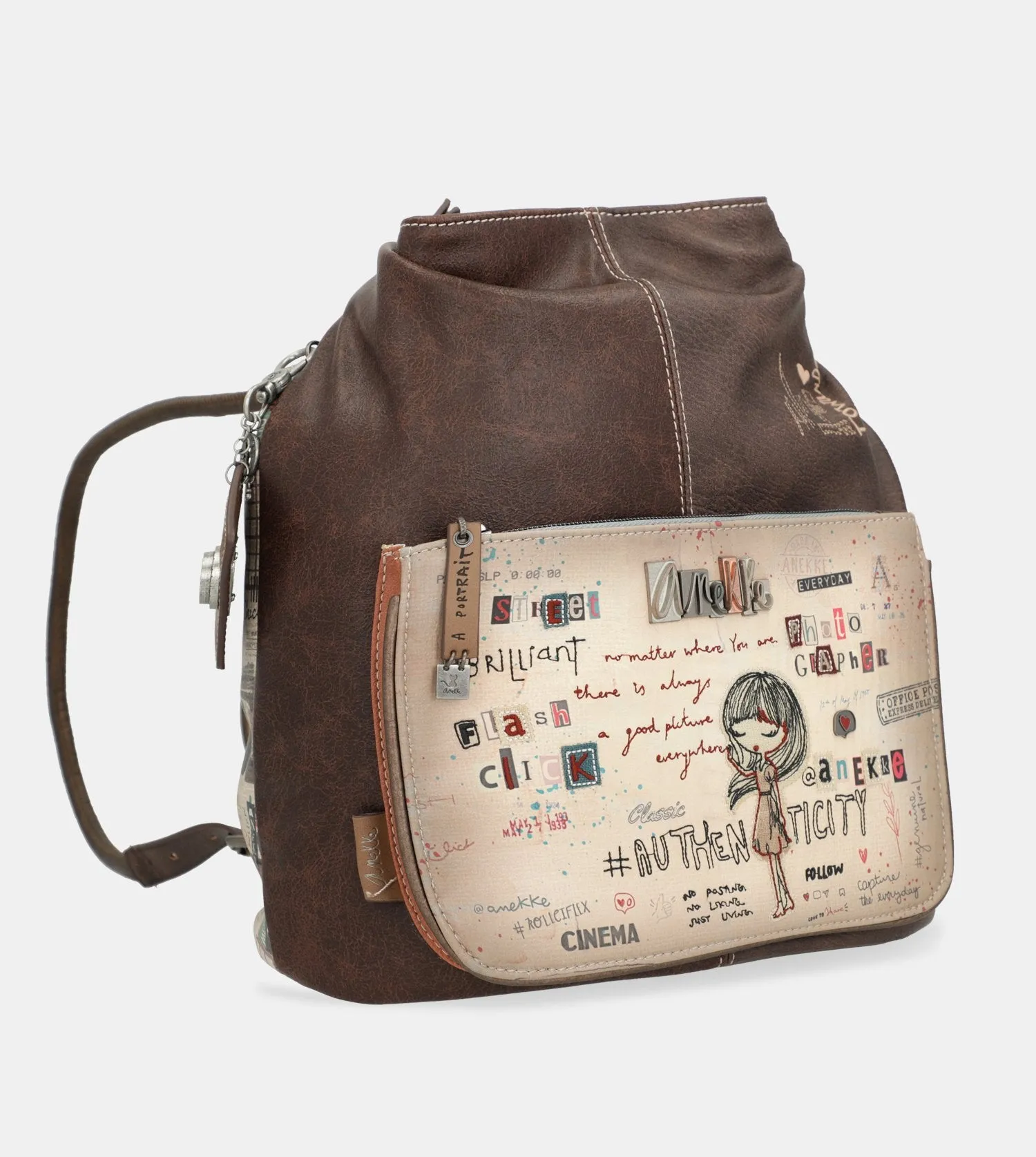 Authenticity hobo bag-backpack