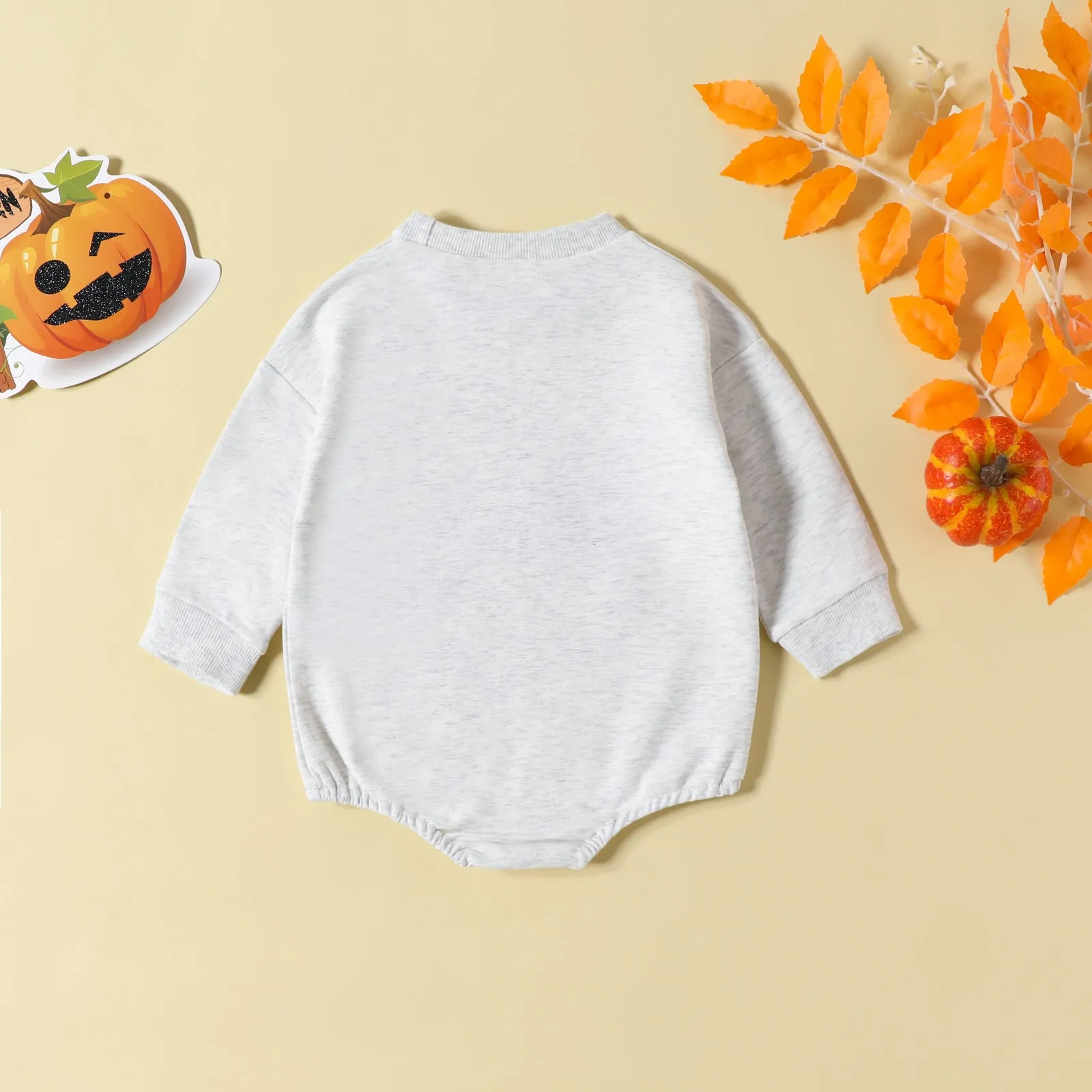 Baby Kid Girls Boys Letters Print Halloween Rompers Wholesale 23090648