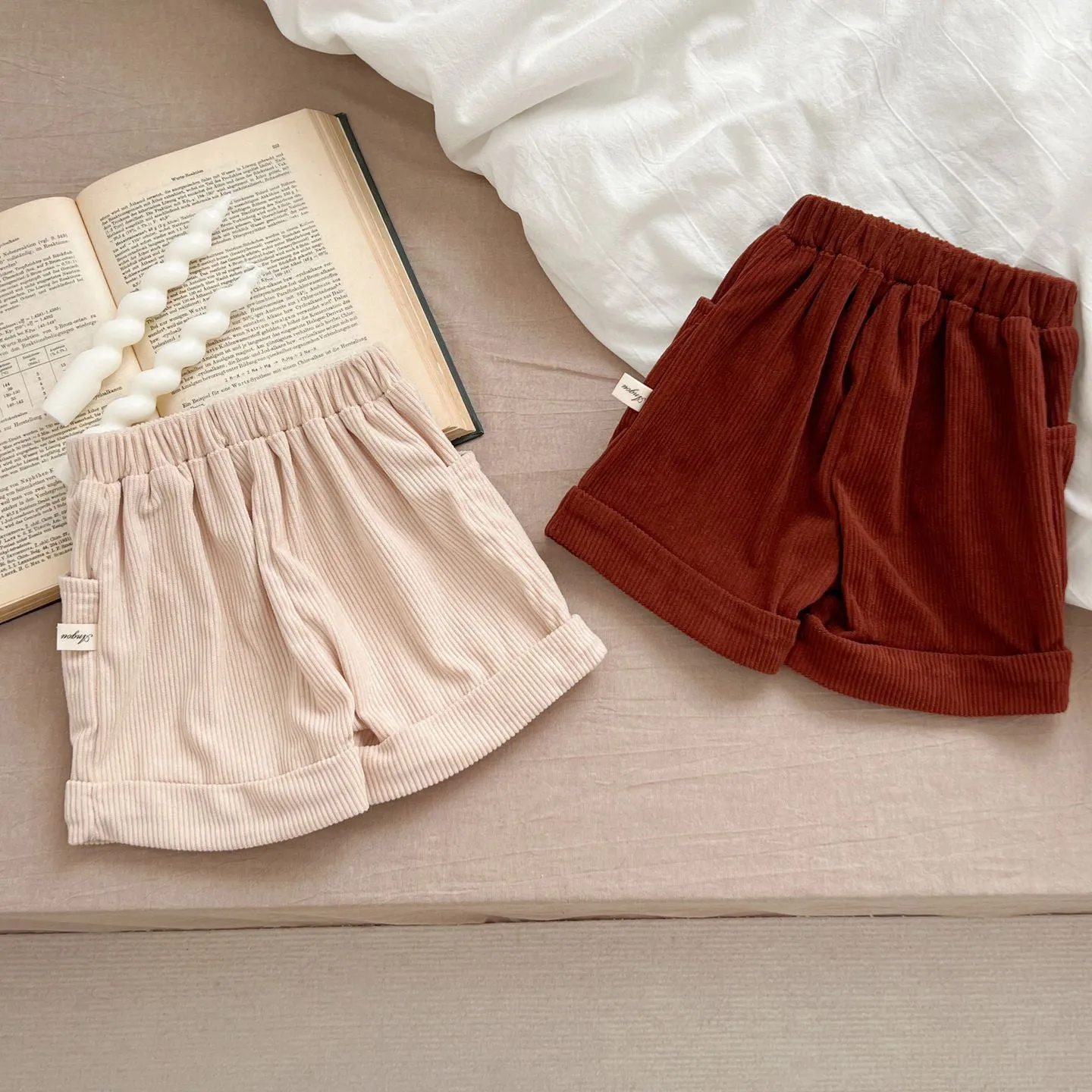 Baby Kid Girls Solid Color Shorts Wholesale 240301124