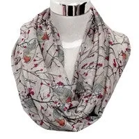 Beach Scarf From India poncho Sexy Loose Scarves Casual Shawls Women Cute Bird Printed Scarfs Soft Wraps