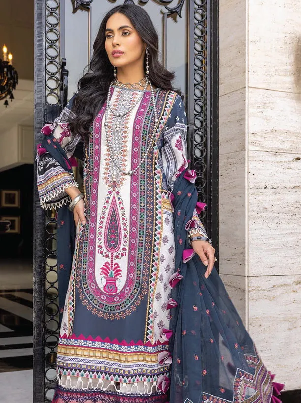 Belle ame by Humdum Embroidered Lawn Unstitched 3Pc Suit D-06