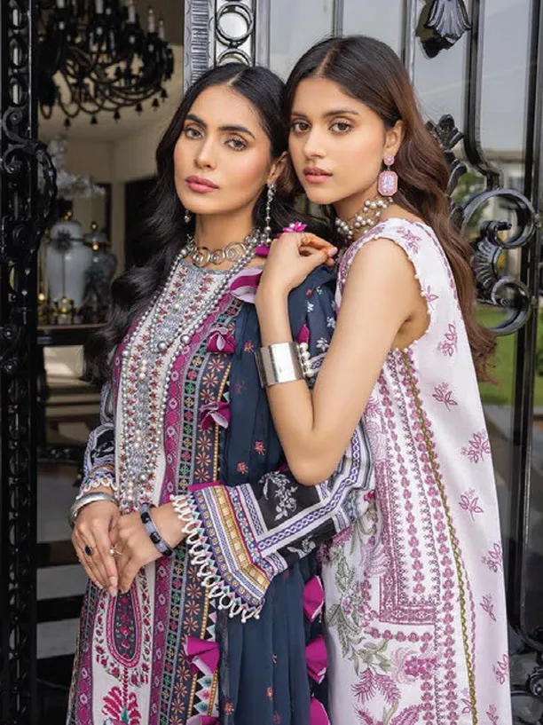 Belle ame by Humdum Embroidered Lawn Unstitched 3Pc Suit D-06