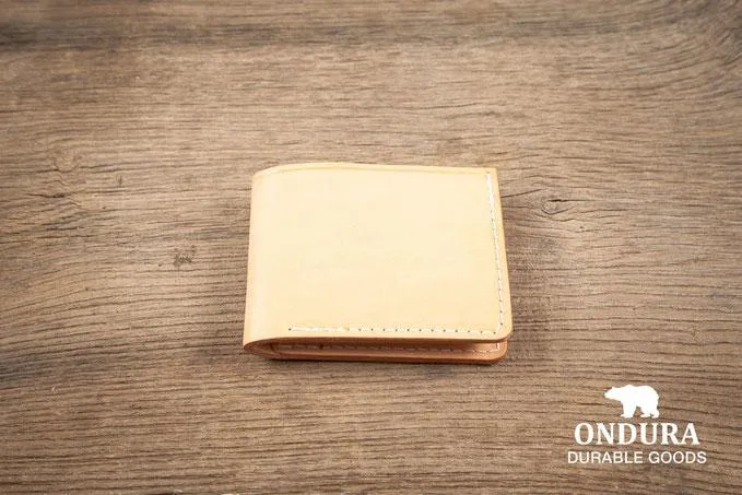 Bifold Coin Wallet, Tan