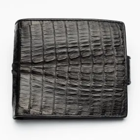 Black Crocodile Tail Skin Wallets