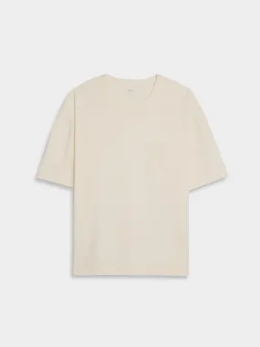 Boxy T-Shirt, Chalk