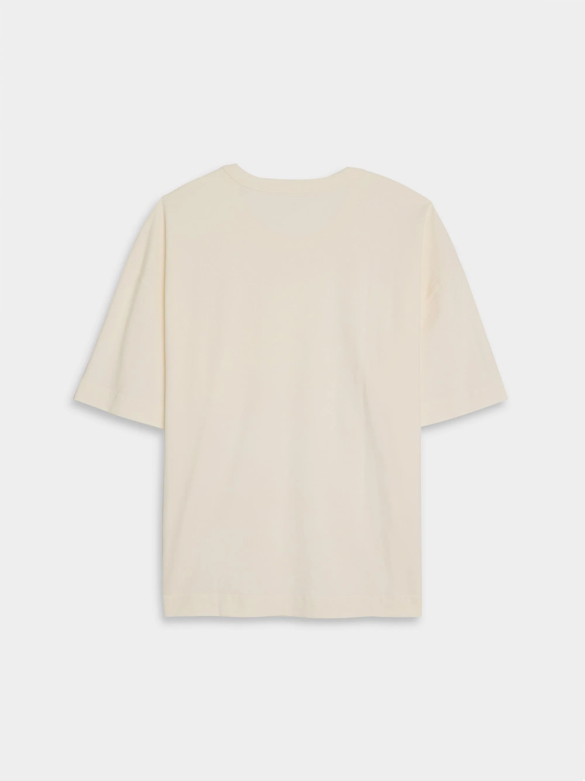 Boxy T-Shirt, Chalk