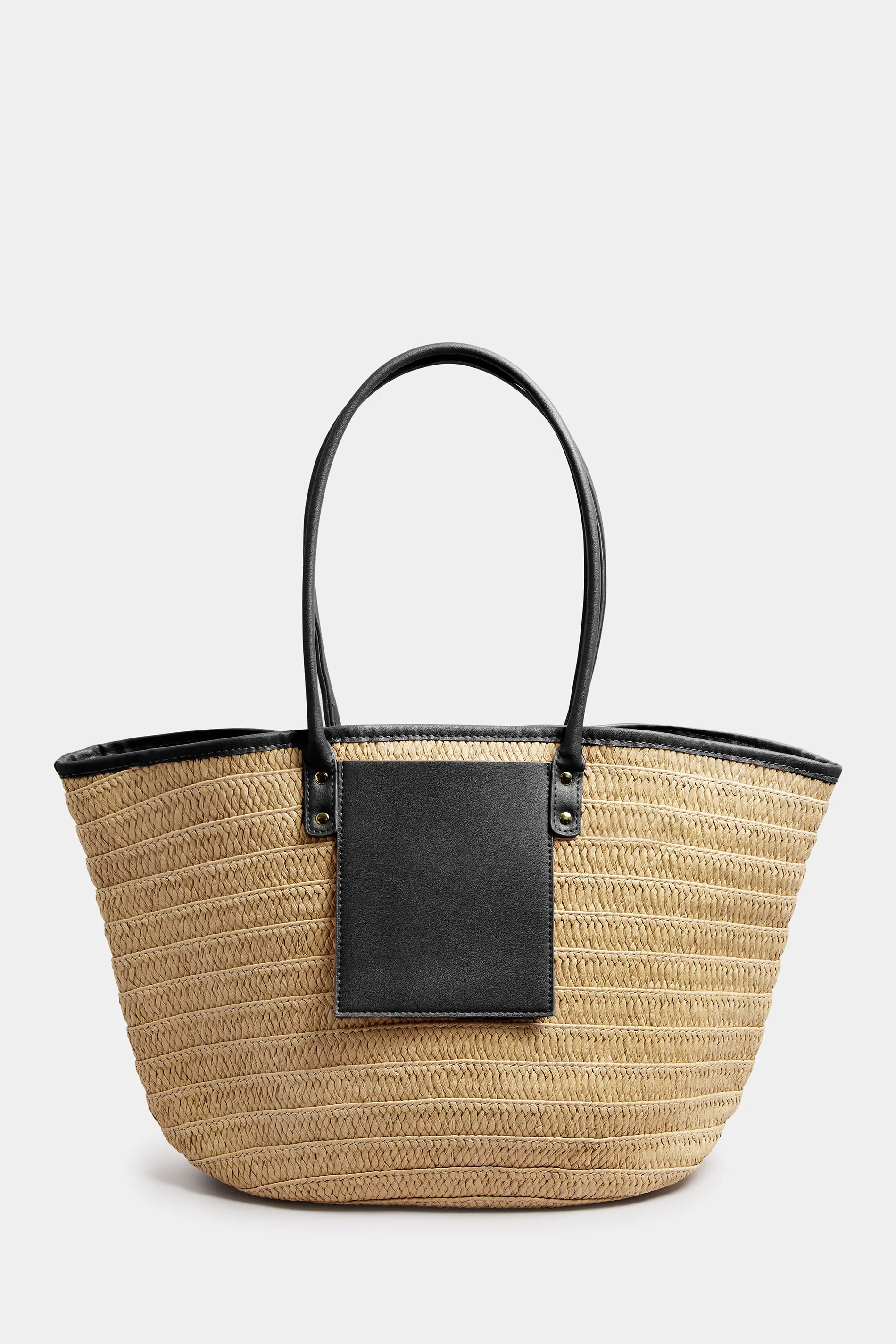 Brown Straw Beach Bag