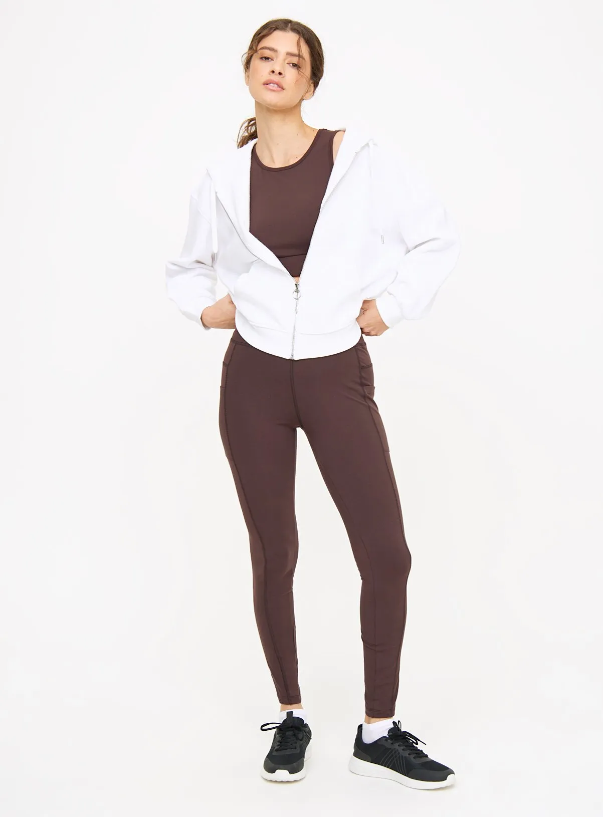 Buy Active Chocolate High Waisted Performance Leggings XL | Leggings | Tu