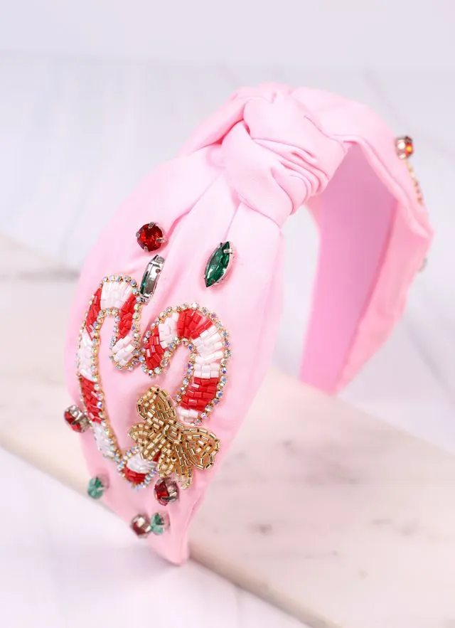 Candy Cane Dreams Headband PINK