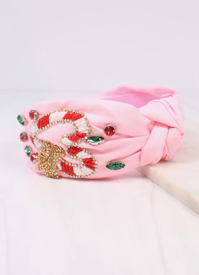 Candy Cane Dreams Headband PINK