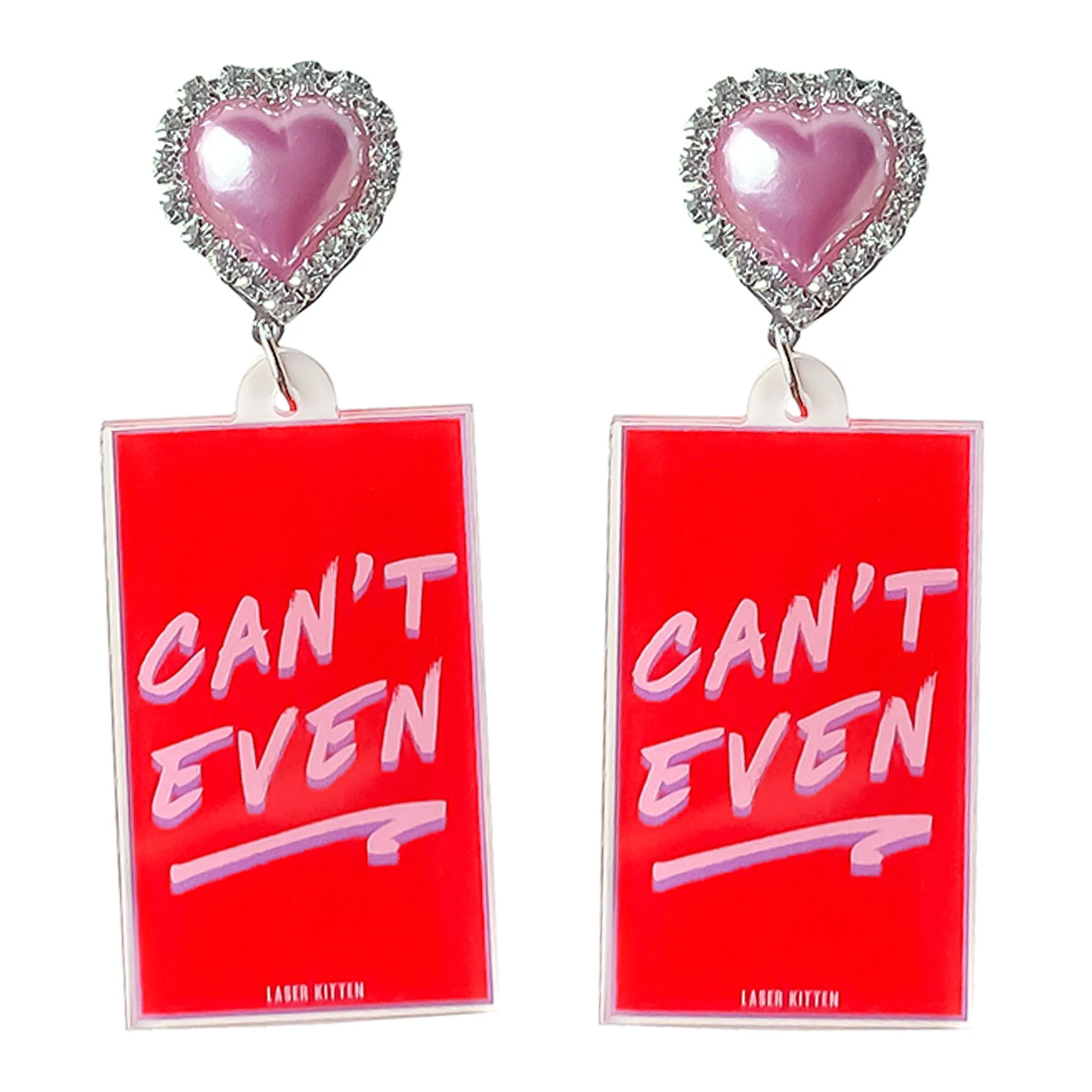 Can't Even Charm Earrings