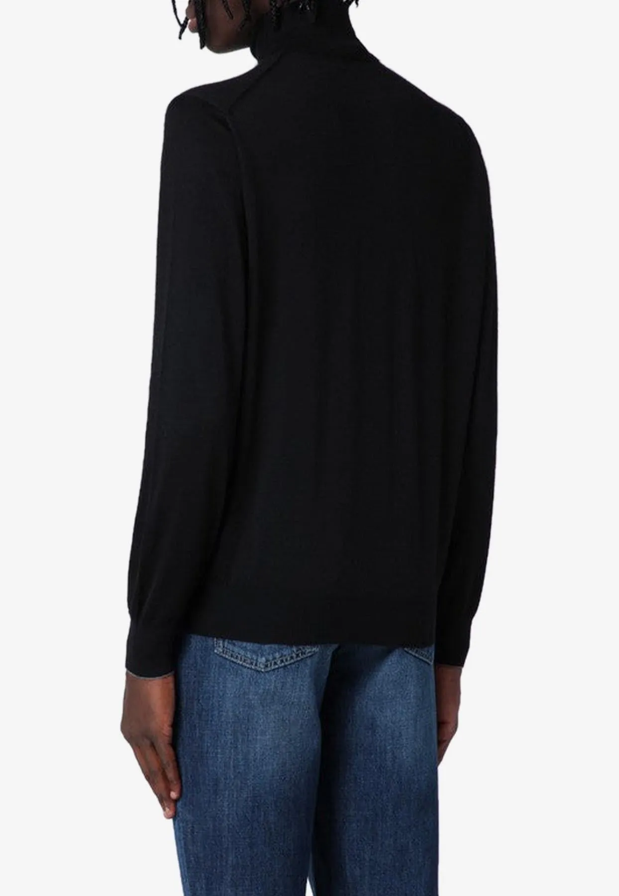 Cashmere and Silk Turtleneck Sweater