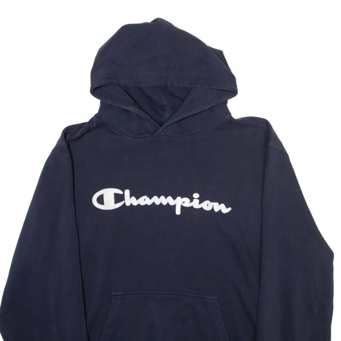 CHAMPION Mens Blue Hoodie XL