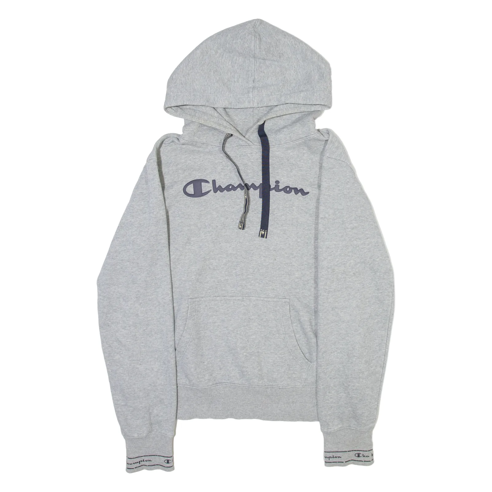 CHAMPION Mens Grey Hoodie L