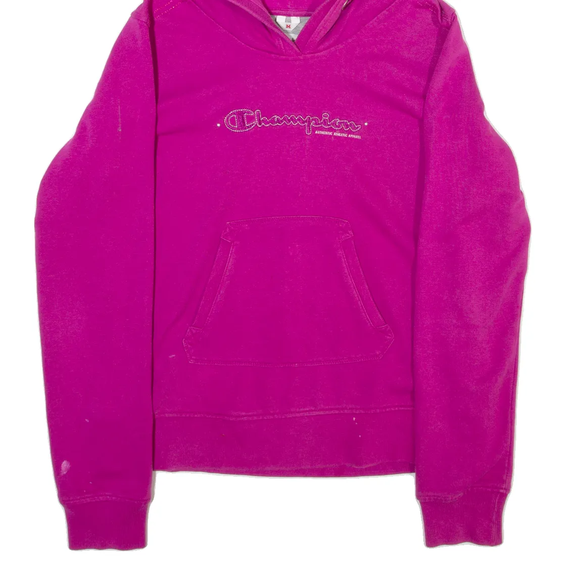 CHAMPION Womens Pink Hoodie M