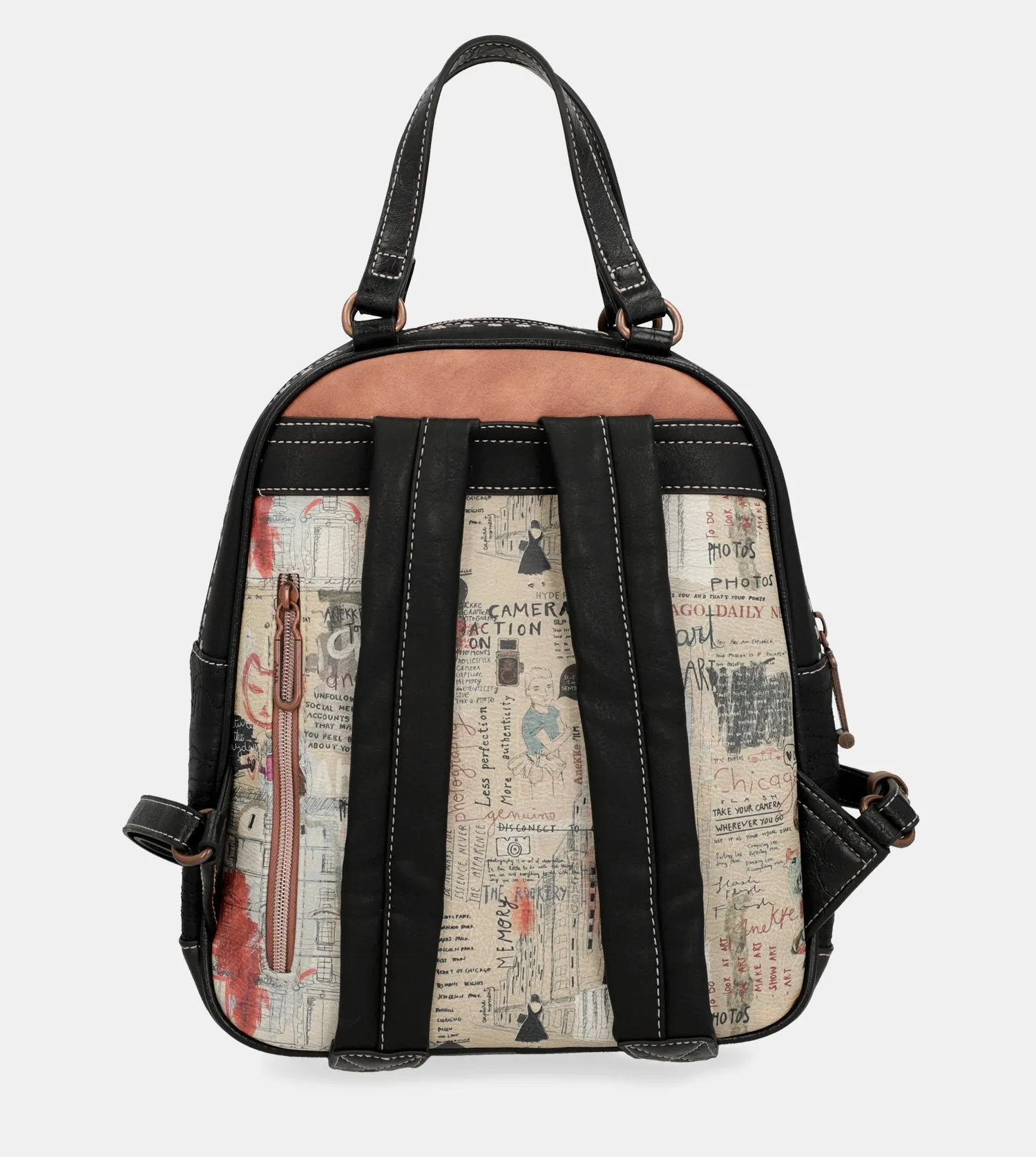 City Moments black backpack