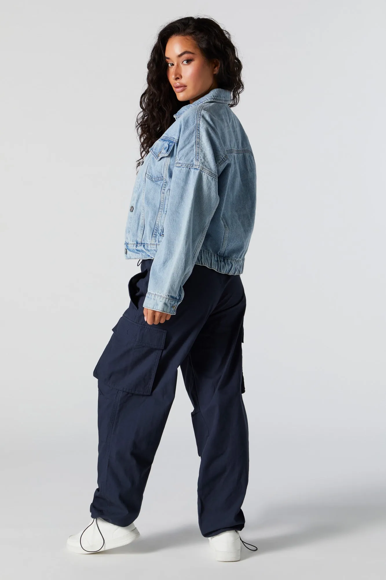 Coloured Cargo Parachute Pant