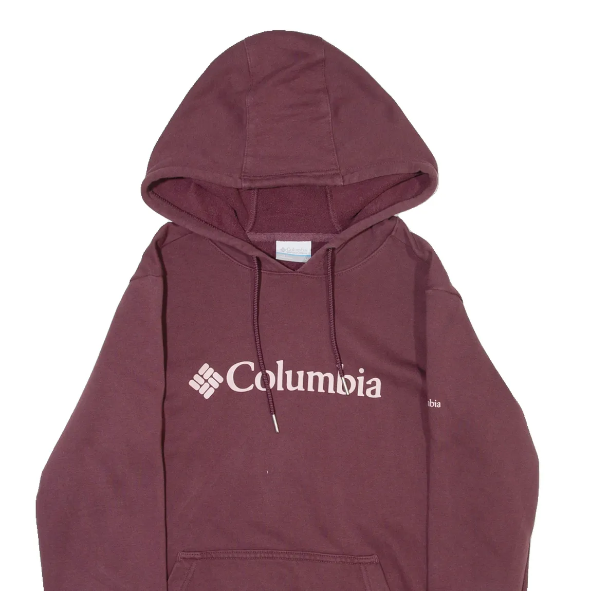 COLUMBIA Mens Purple Hoodie M