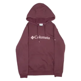 COLUMBIA Mens Purple Hoodie M