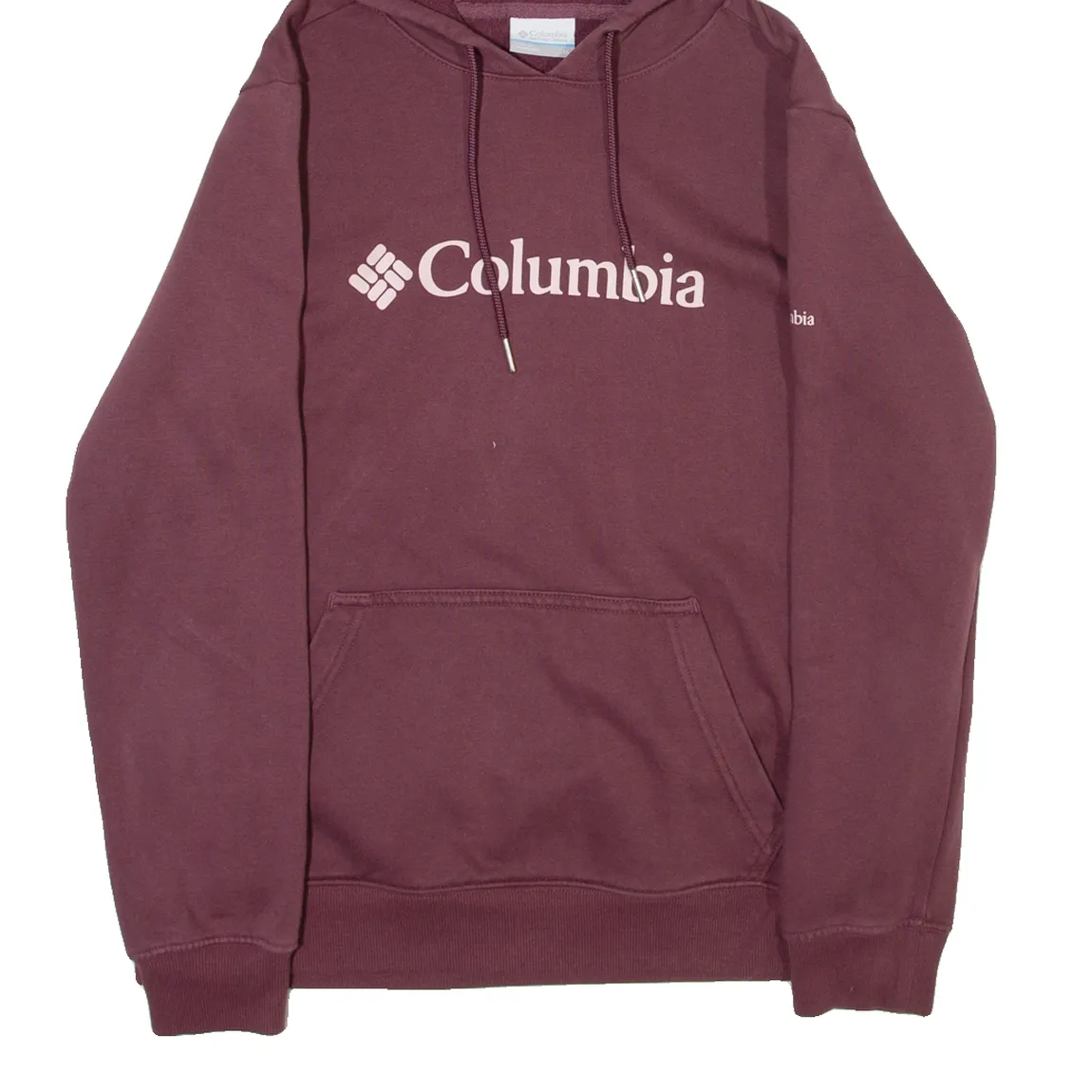 COLUMBIA Mens Purple Hoodie M