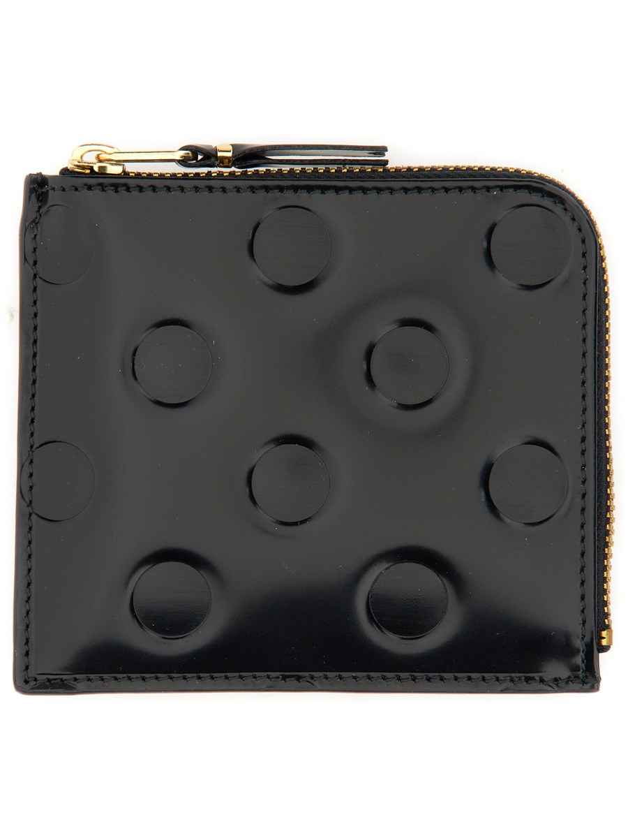 COMME DES GARCONS WALLET    LEATHER WALLET WITH ZIPPER