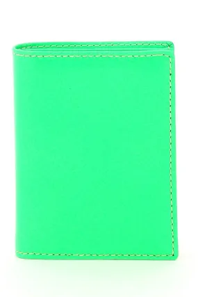 Comme des Garons Wallet Super Fluo Colour-Block Wallet