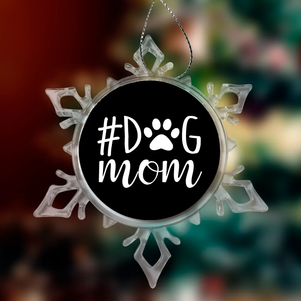 #Dog Mom Christmas Ornaments