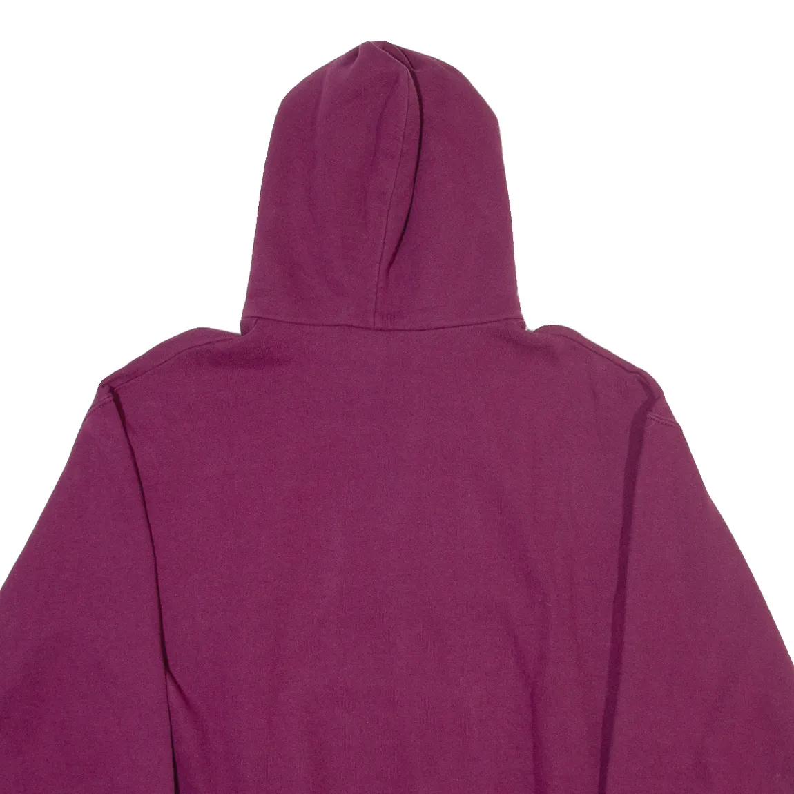 FRUIT OF THE LOOM Mens Purple Hoodie M