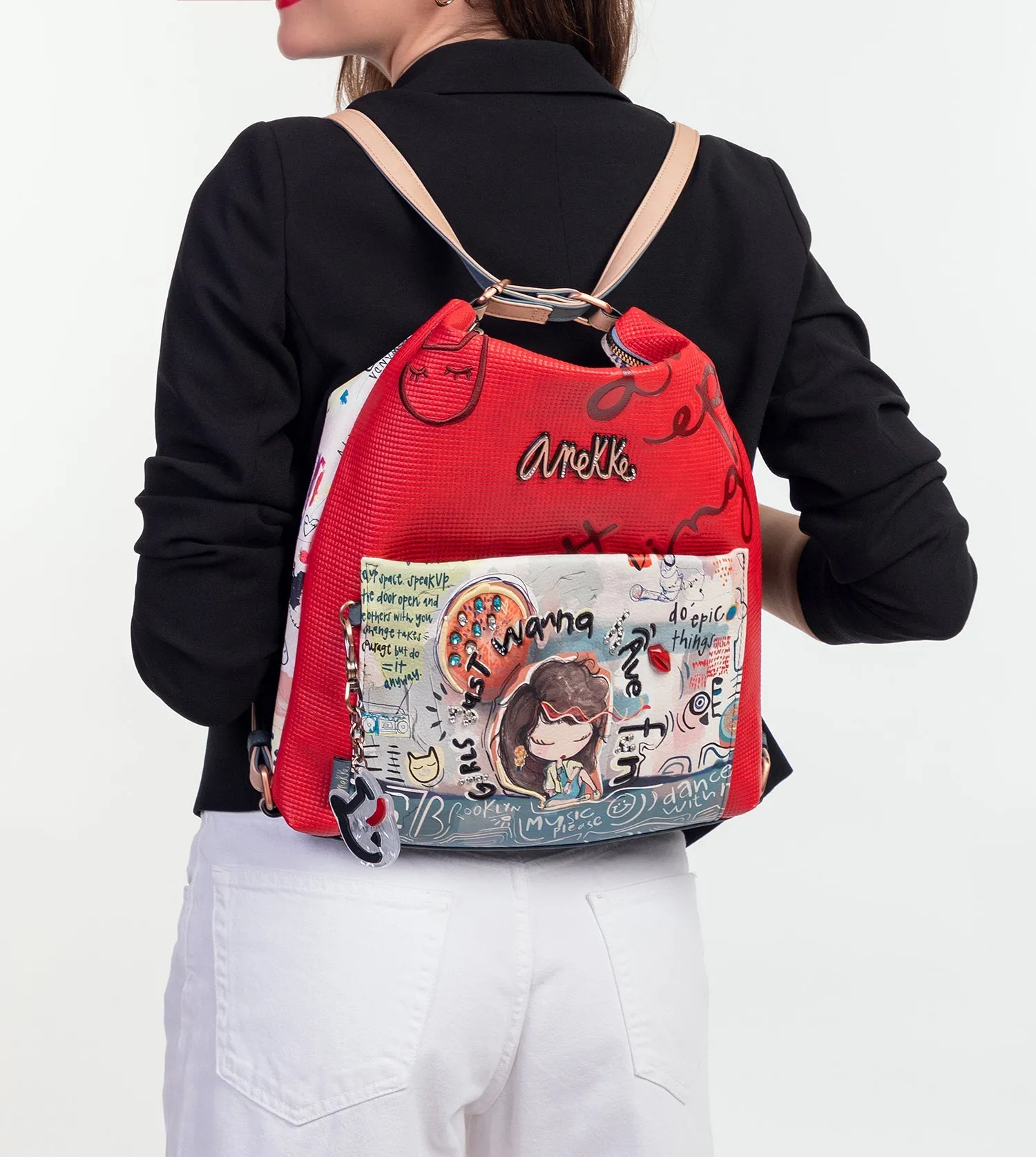 Fun & Music Convertible Fun & Music Shoulder bag to backpack