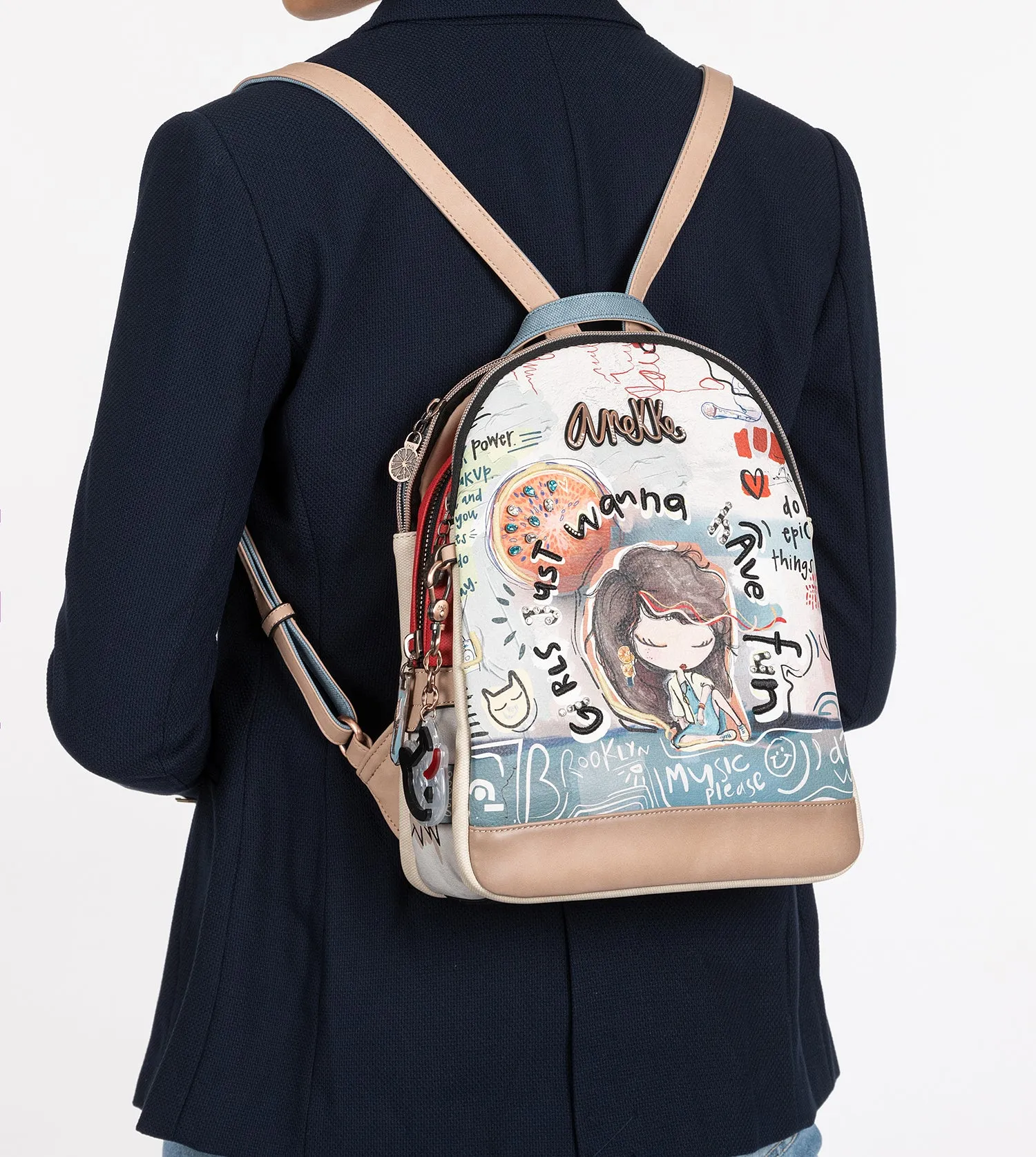 Fun & Music Triple Compartment backpack Fun & Music