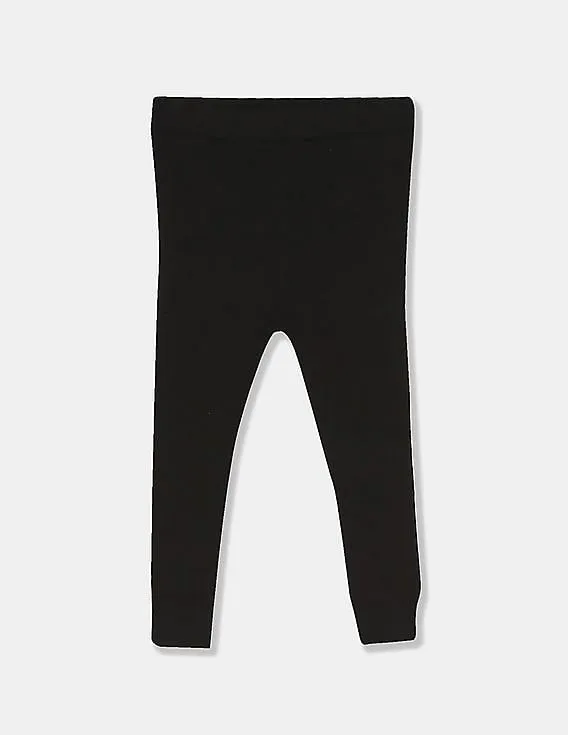 GAP Baby Black Sweater Leggings