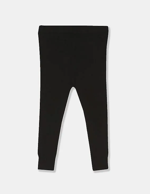 GAP Baby Black Sweater Leggings