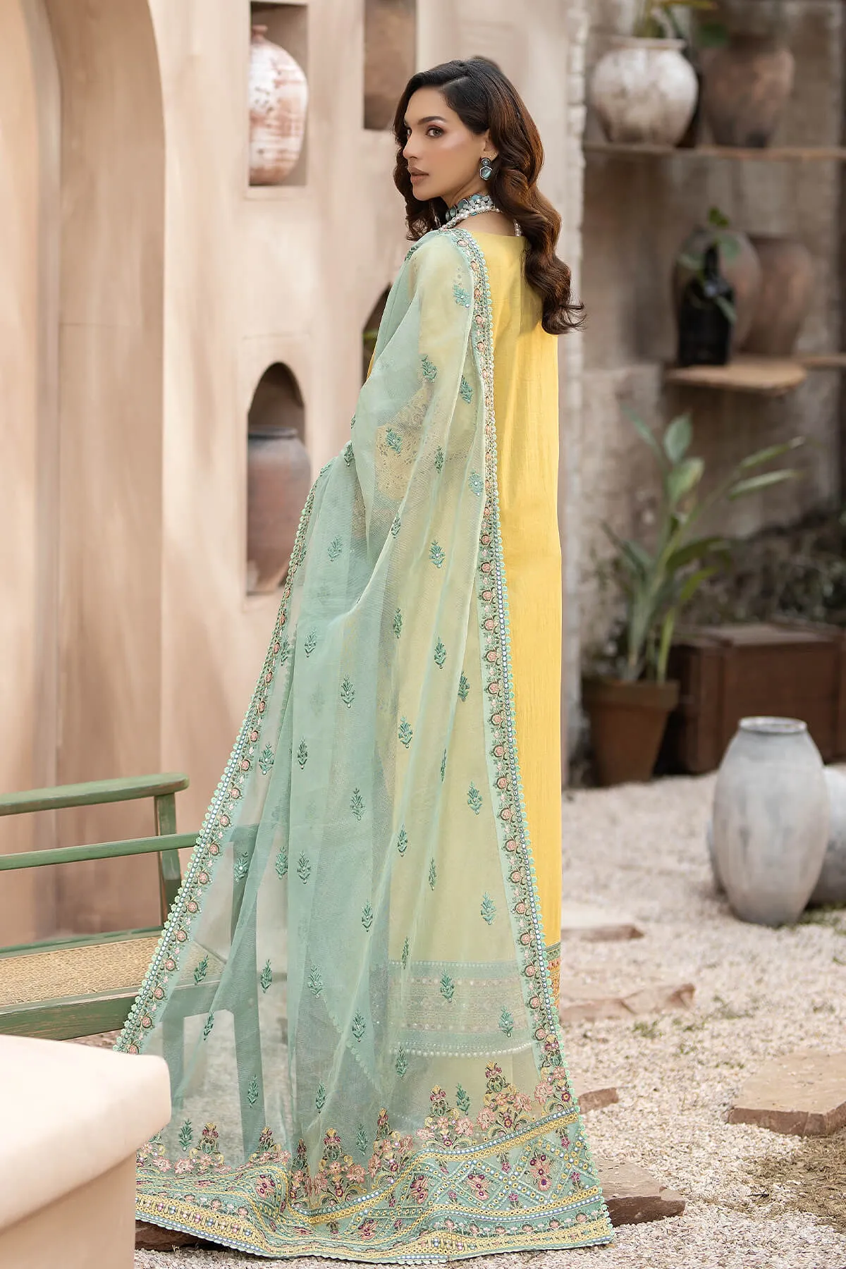 Gulposh by Serene Premium Embroidered Lawn Unstitched 3Pc Suit S.L 44 Zaira