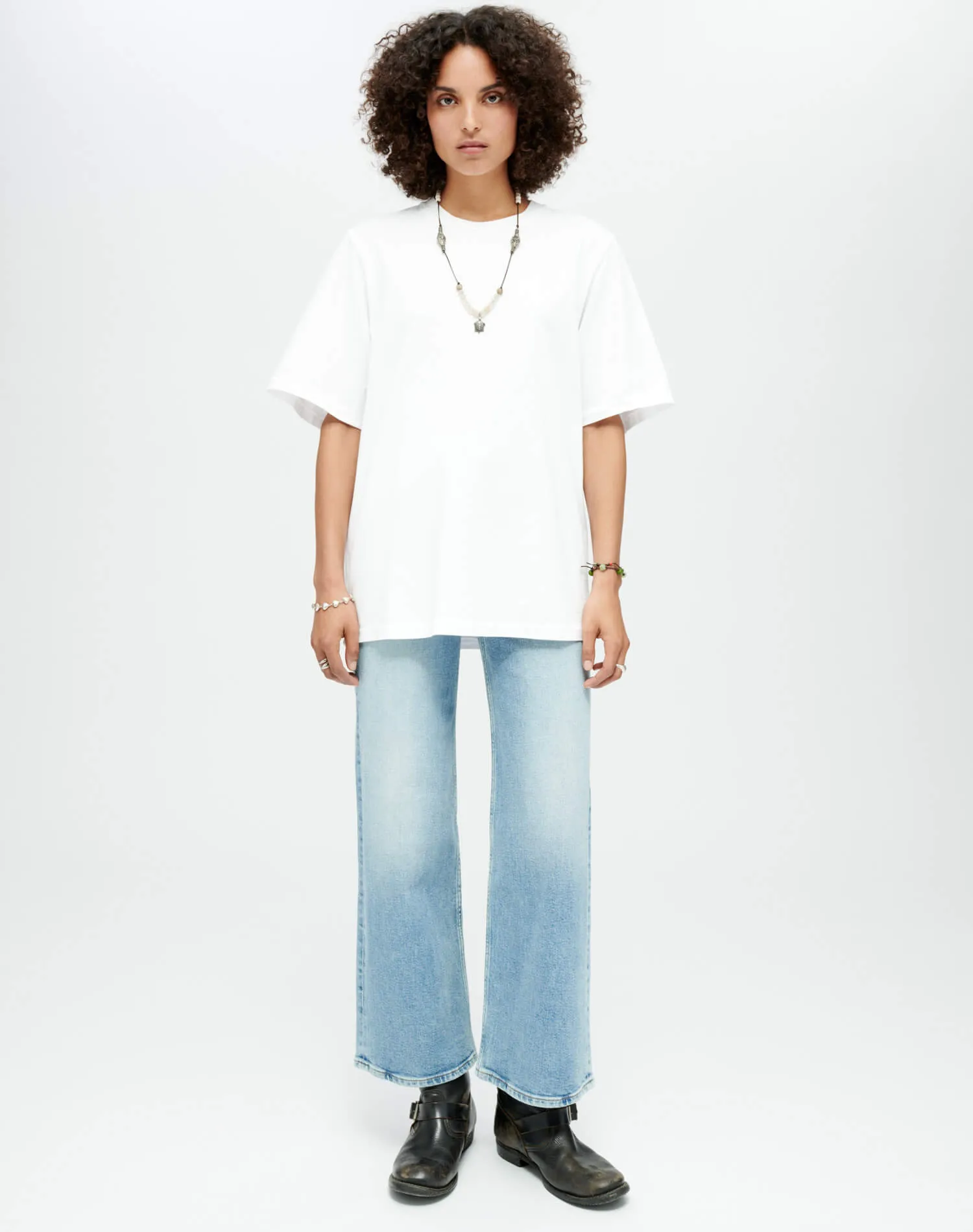 Hanes Oversized Tee - Optic White