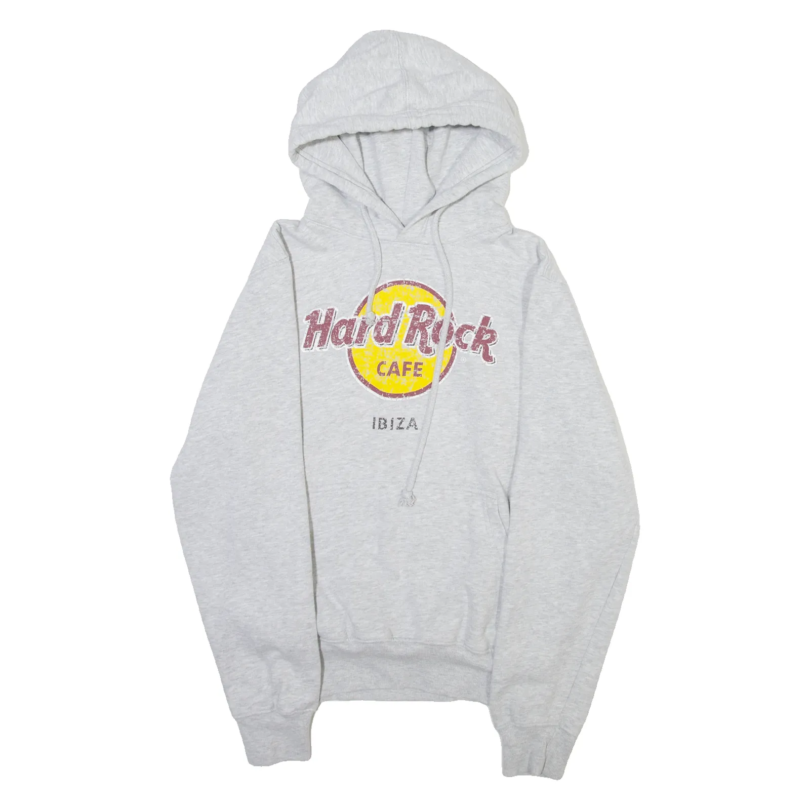 HARD ROCK CAFE Mens Grey Hoodie S