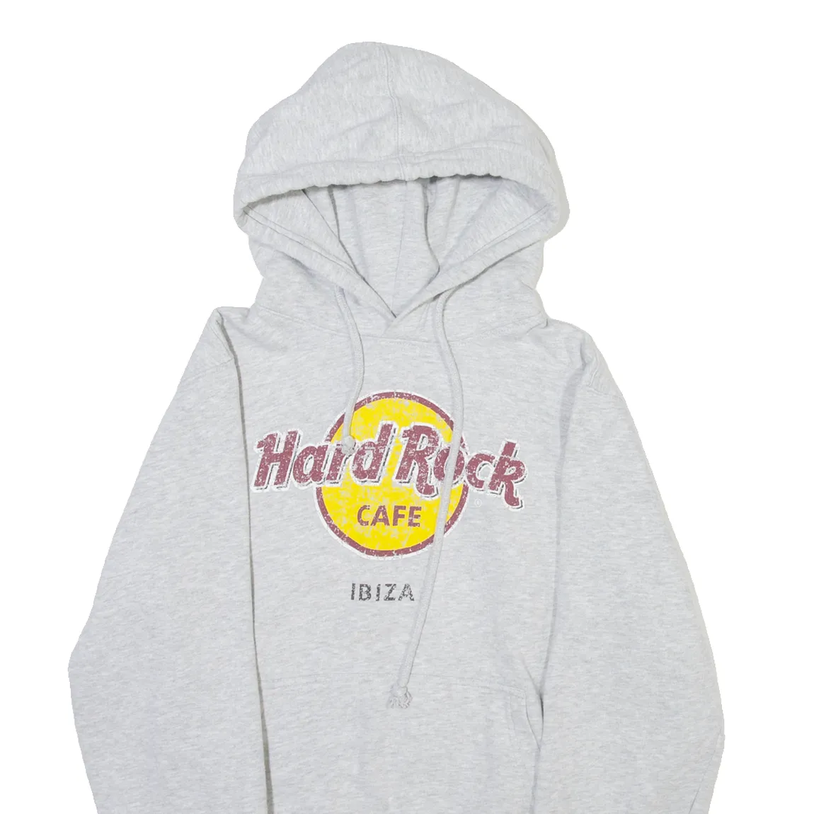 HARD ROCK CAFE Mens Grey Hoodie S