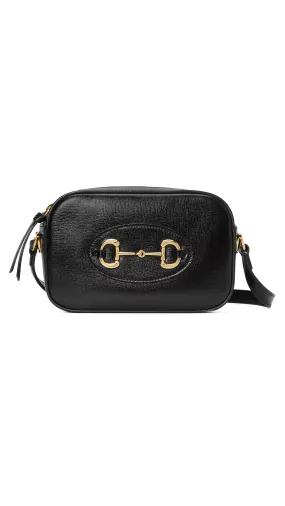 Horsebit 1955 Small Shoulder Bag - Black