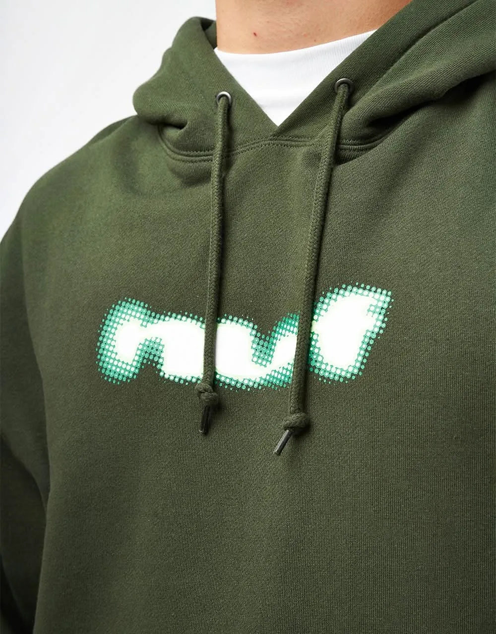 HUF Blur Pullover Hoodie - Hunter Green