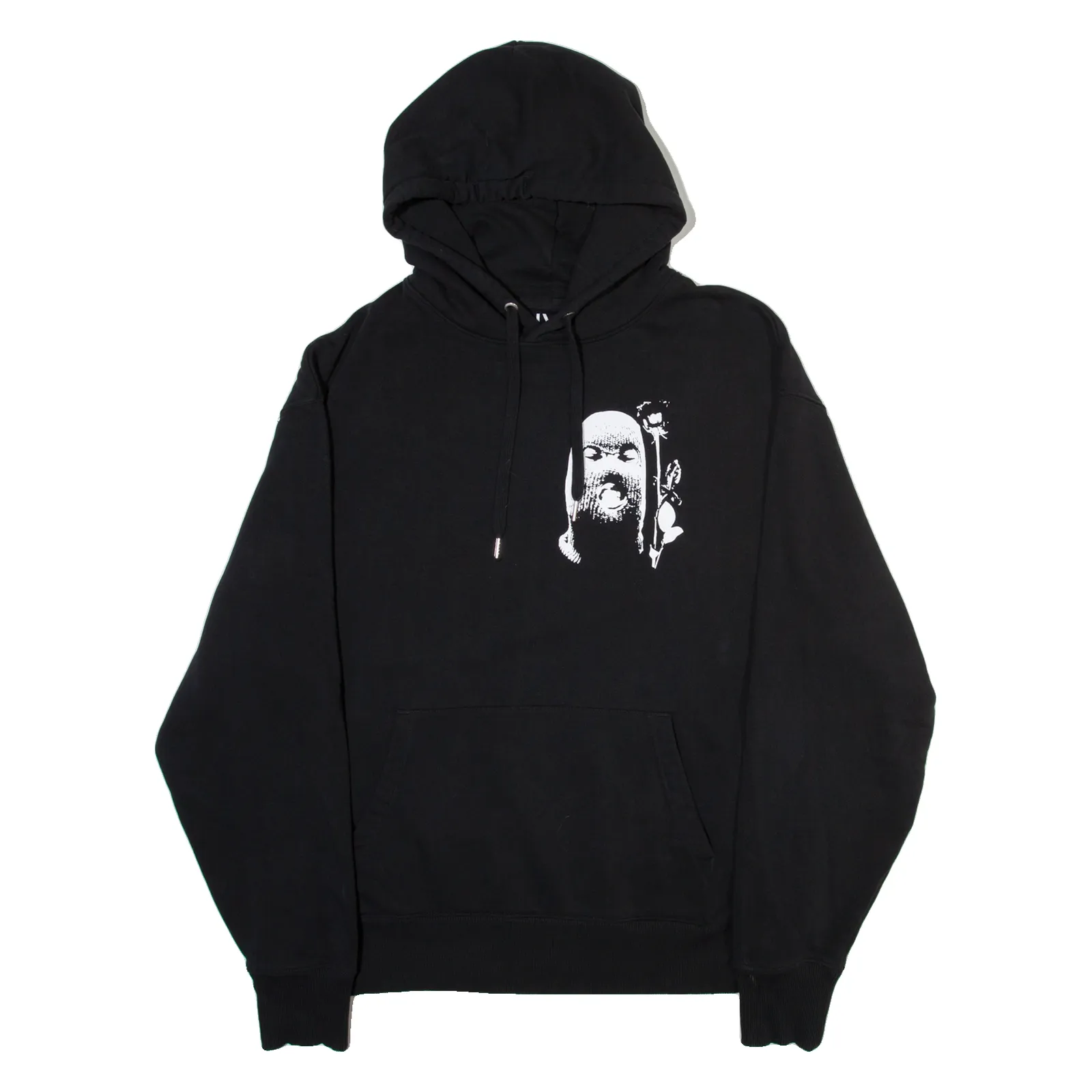 IY Mens Black Hoodie L