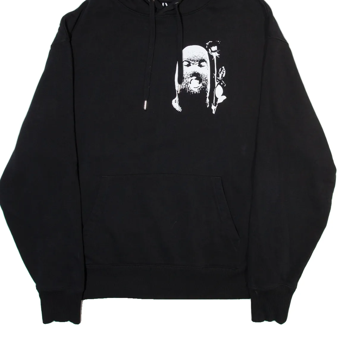 IY Mens Black Hoodie L