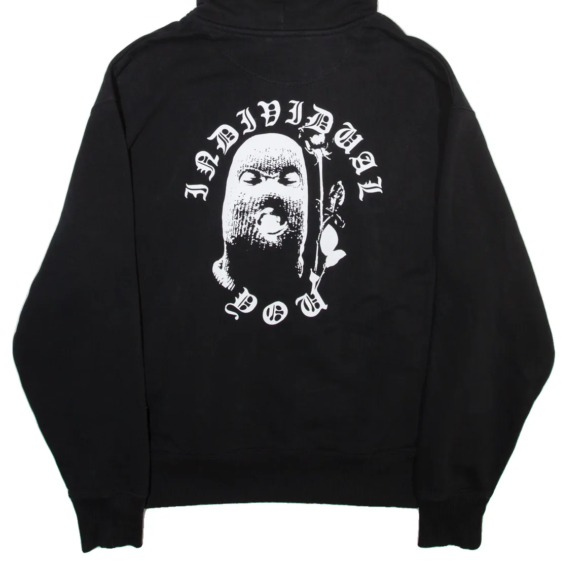 IY Mens Black Hoodie L