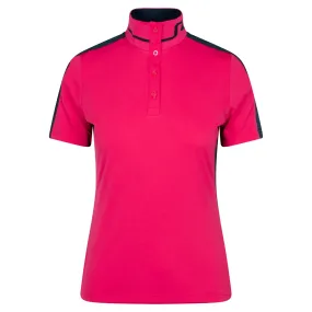 J Lindeberg Pip Ladies Golf Polo Azalea