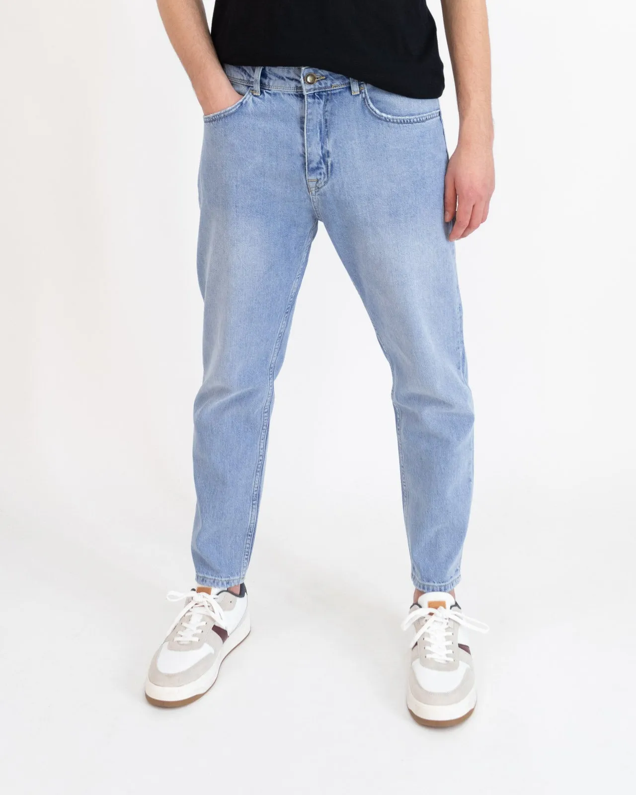 Jeans cropped fit chiaro - PGrax