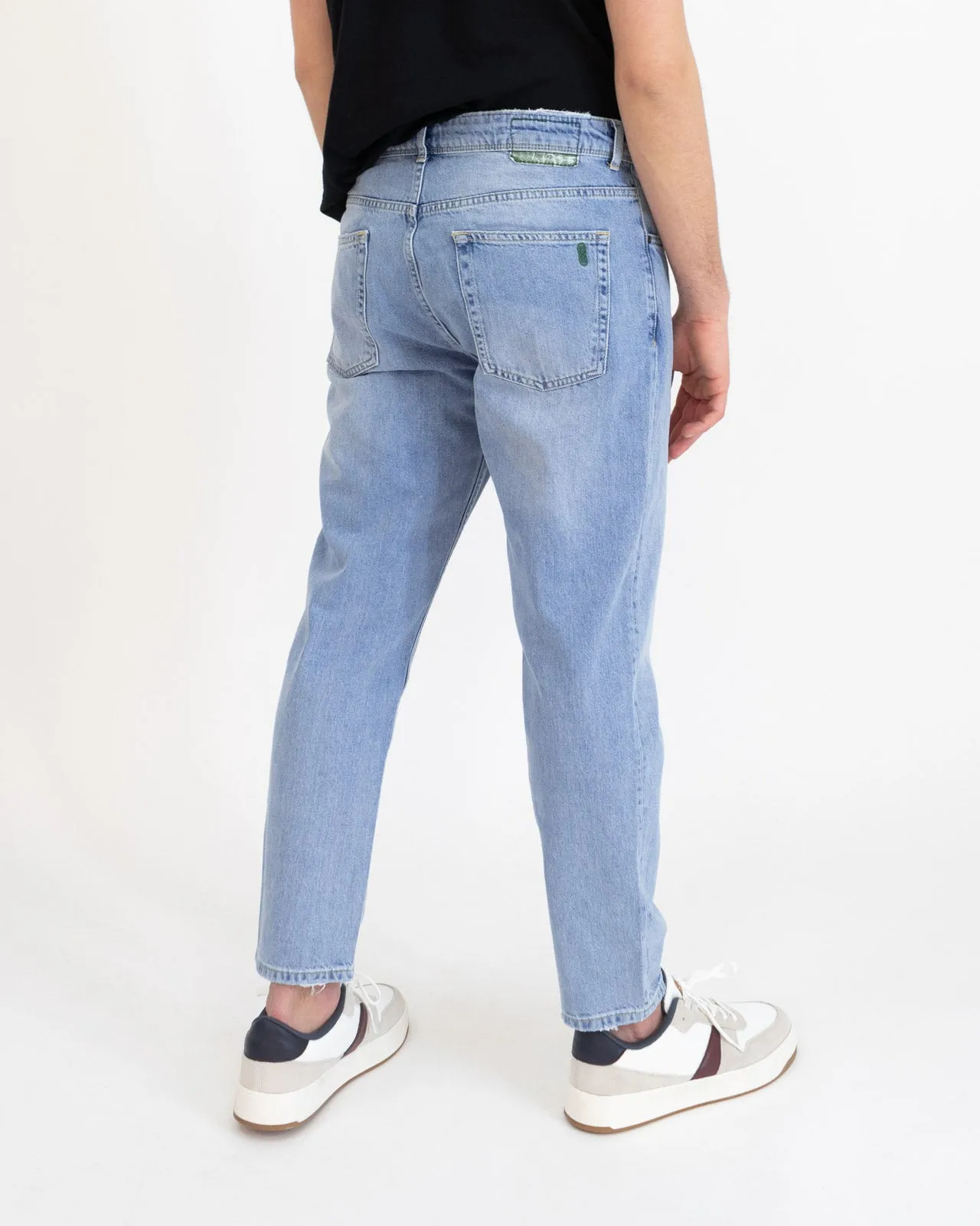 Jeans cropped fit chiaro - PGrax