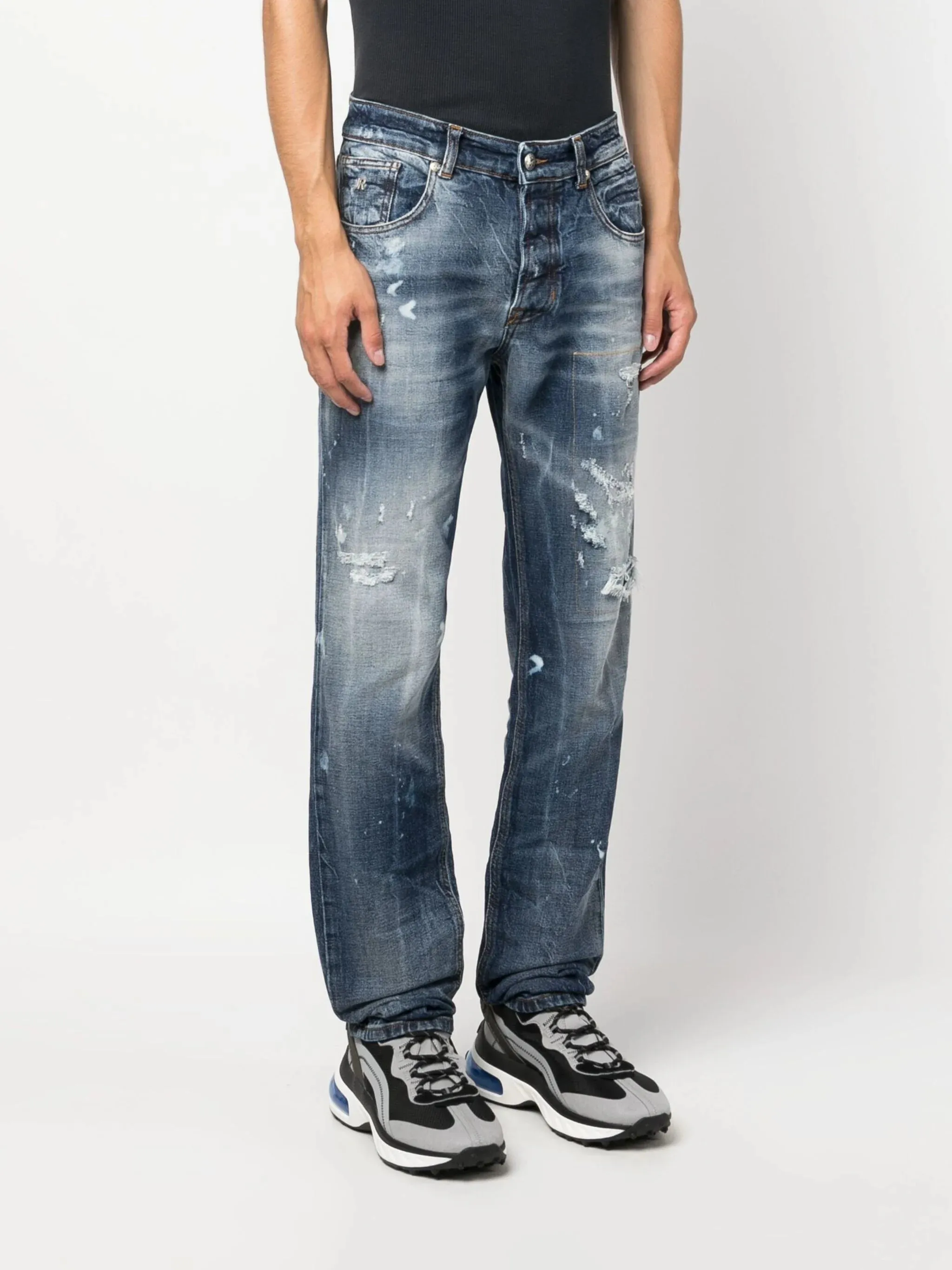 John Richmond Rma23043Jepg Jeans Pipom  Dark Blue